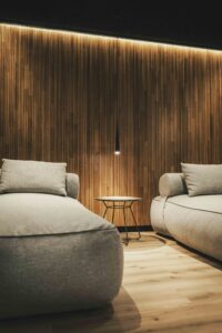 Locherfotodesign Palais Thermal Thermalbad Ruheraum Saunabereich Holzwand